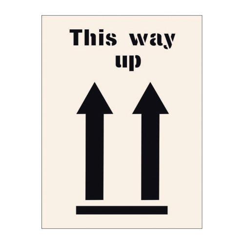 'This Way Up' Stencil (300mm x 400mm)