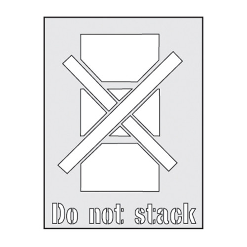 'Do Not Stack' Stencil (190mm x 300mm)