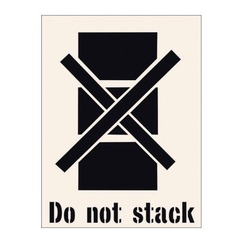 'Do Not Stack' Stencil (400mm x 600mm)