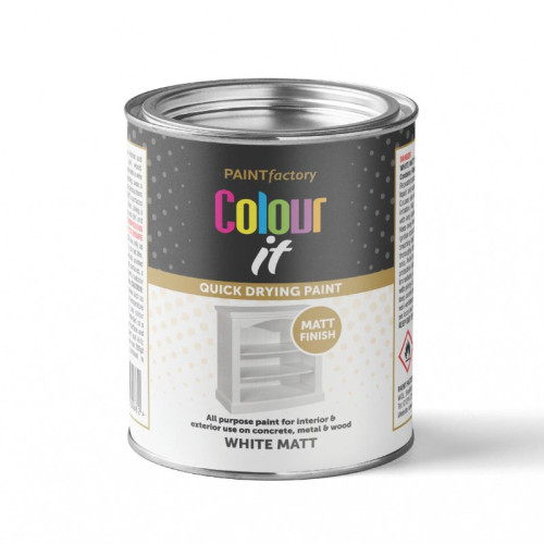 Colour It Matt Paint - White