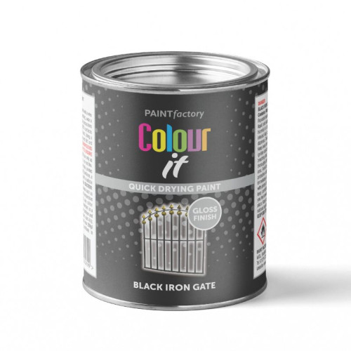 Colour It Iron Gate Paint - Black