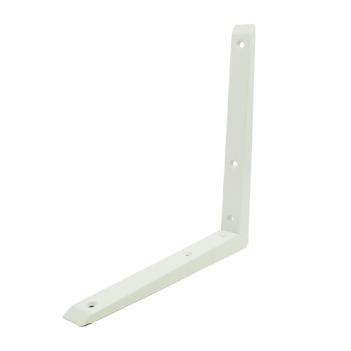 Mitred Shelf Brackets, White Finish, 350mm