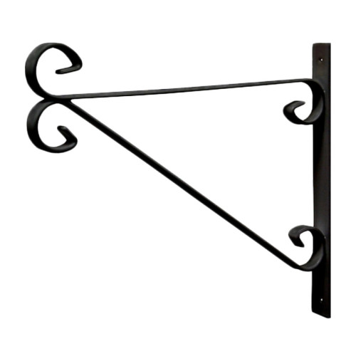 Hanging Basket Bracket, Black, 300mm