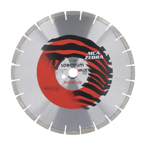 OX MCA PRO ZEBRA ABRASIVE 350/25MM DIAMOND BLADE