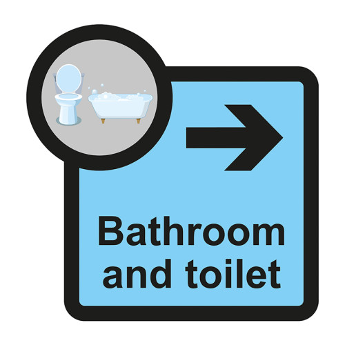 Bathroom and toilet arrow right - S/A FMX 