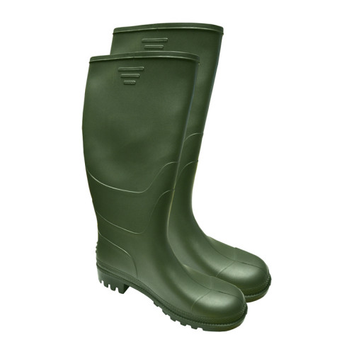 PVC Wellington Boots, Green, Size 41(7)
