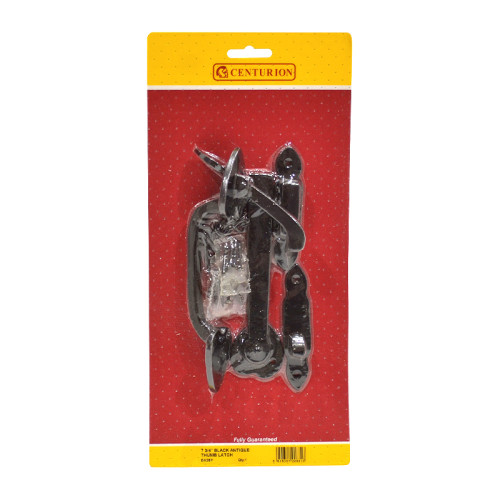 Thumb Latch, Black, 200mm