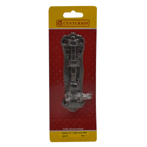Tudor Style Door Bolts, Black, 125mm