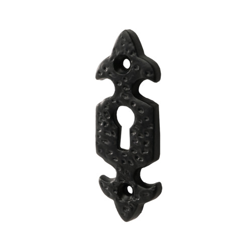 Fleur De Lys Escutcheon, Black 75mm