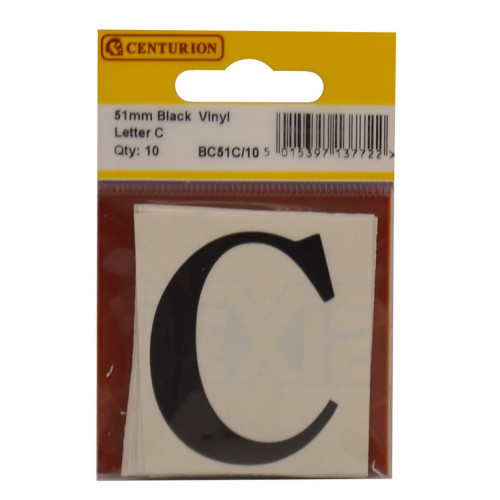 Oldstyle Font Vinyl Letter C (Pack of 10) BC51C/10