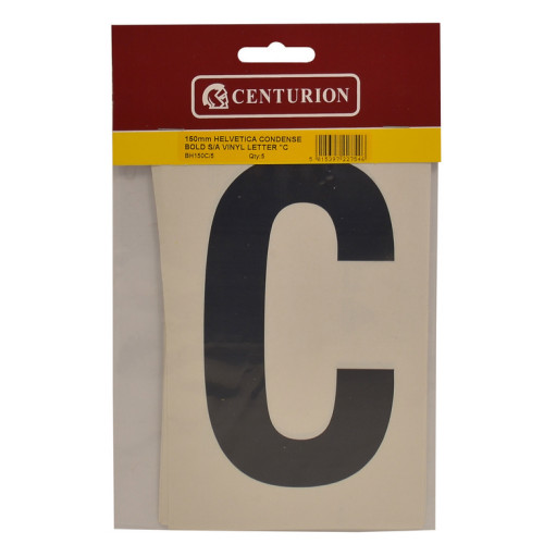 Self Adhesive Vinyl Letter C (Pack of 5) BH150C/5