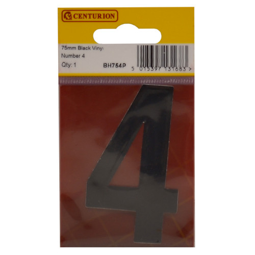 Condensed Style Vinyl Number 4 BH754P