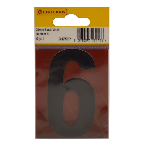 Condensed Style Vinyl Number 6 BH756P