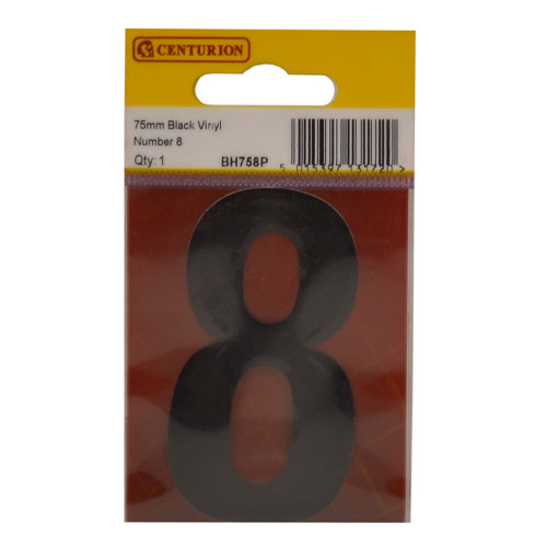 Condensed Style Vinyl Number 8 BH758P