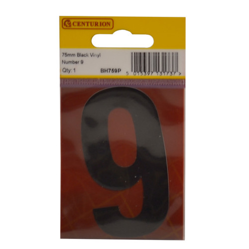 Condensed Style Vinyl Number 9 (10pk) BH759/10
