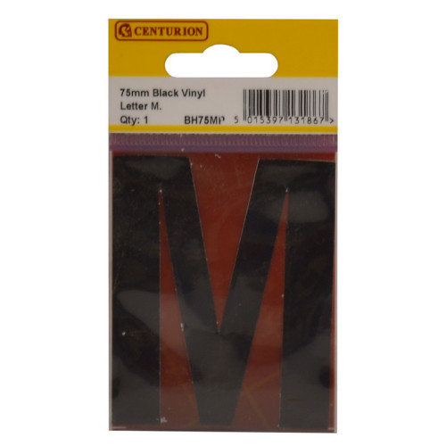 Condensed Style Vinyl Letter M BH75MP