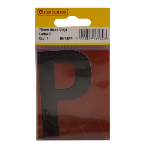 Condensed Style Vinyl Letter P BH75PP