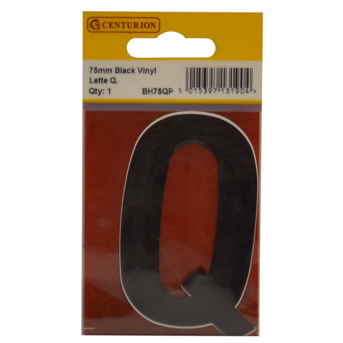 Condensed Style Vinyl Letter Q BH75QP
