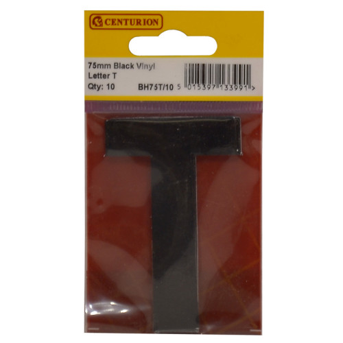 Condensed Style Vinyl Letter T (10pk) BH75T/10