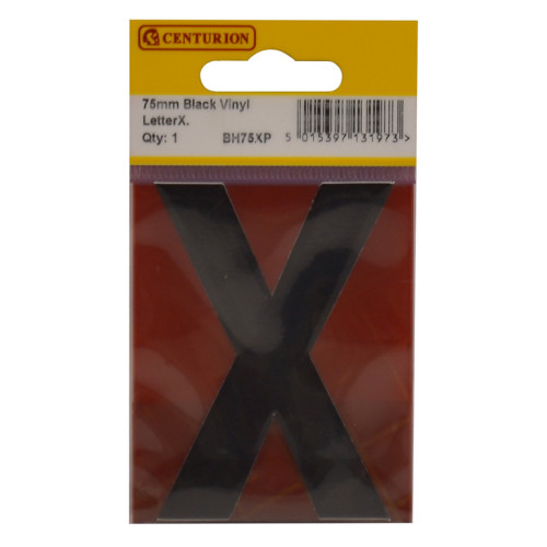 Condensed Style Vinyl Letter X BH75XP