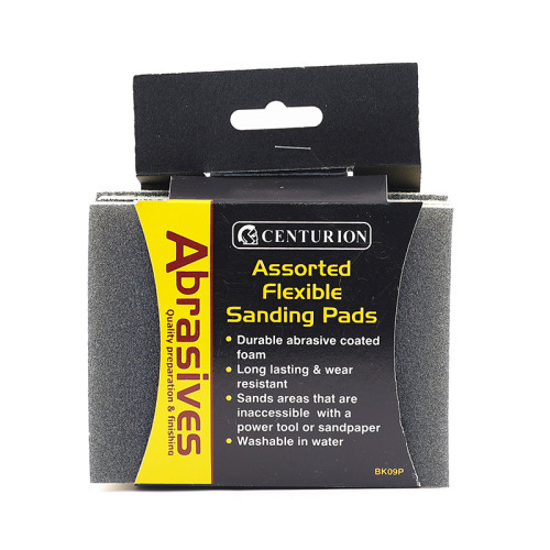 Abrasives Double Sided Sanding Pads, Assorted 115 x 140 x 5mm (Pack of 3)