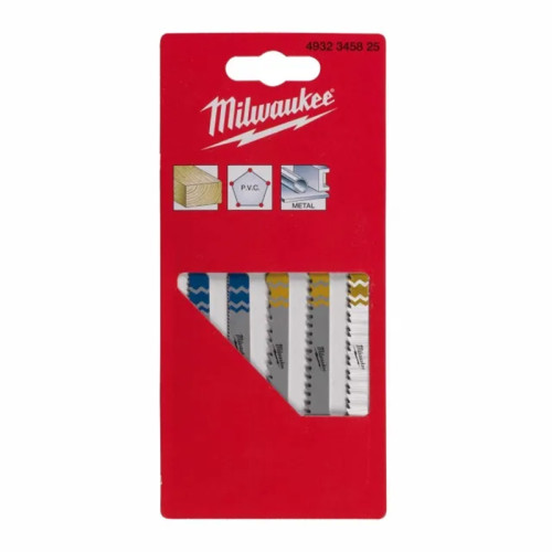 Milwaukee Jigsaw Blade Set â€“ Wood, Plastic, Metal