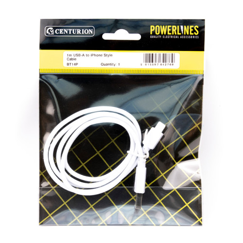 1M USB-A to iPhone Style Cable