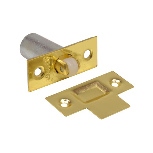 Centurion Adjustable Roller Catch, 50mm, Brassed