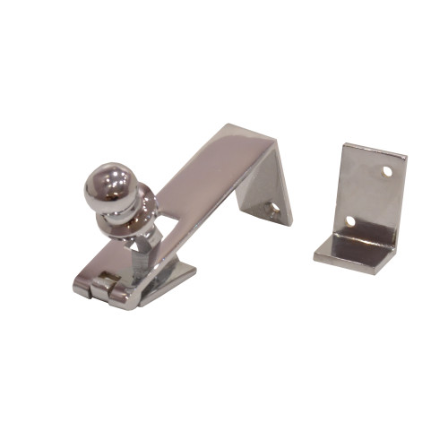 Solid Brass Counter Flap Catch, Chrome Plated, 85mm