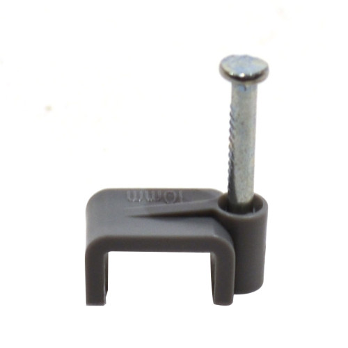 Grey Cable Clips 2.5mm