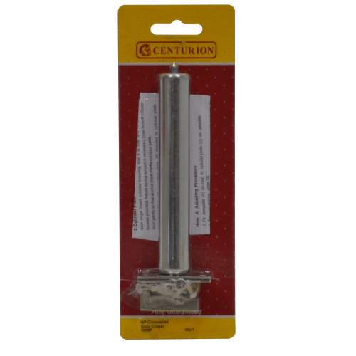 Concealed Jamb Door Closer, Nickel Plated