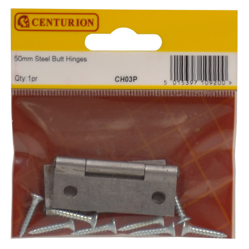 50mm SC Steel Butt Hinge (1 pair)