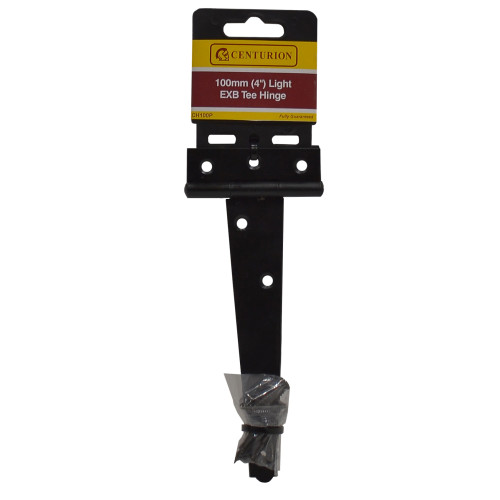 Light Tee Hinges, Epoxy Black, 100mm