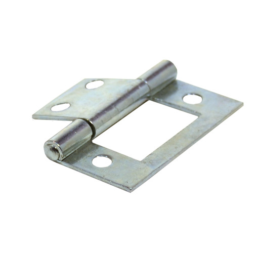 Steel Flush Hinges, Zinc Plated, 40mm
