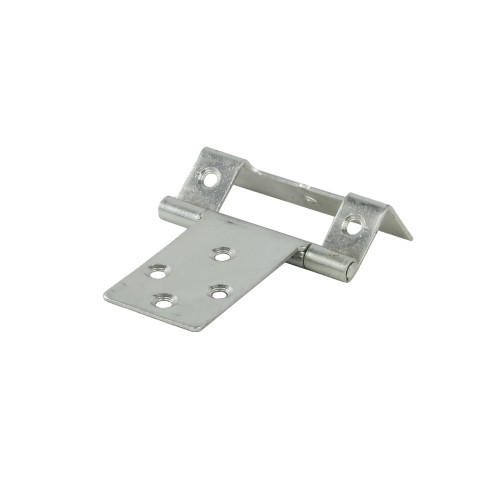 Single Cranked Steel Flush Hinges, Zinc Plated, 51mm x 16mm