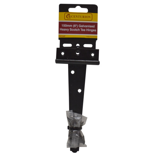 Light Tee Hinges, Epoxy Black, 150mm