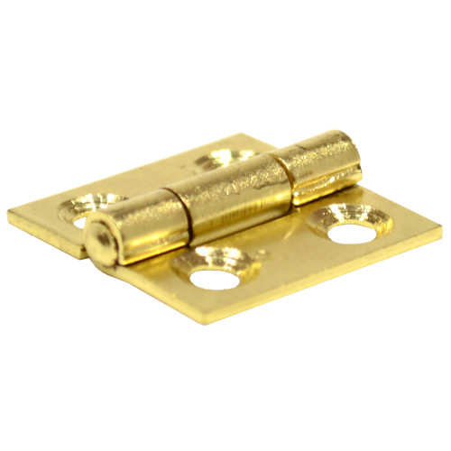 Steel Butt Hinges, Brassed, 25mm