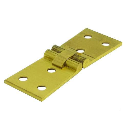 Solid Brass Counterflap Hinges, Polished Brass, 38mm x 102mm