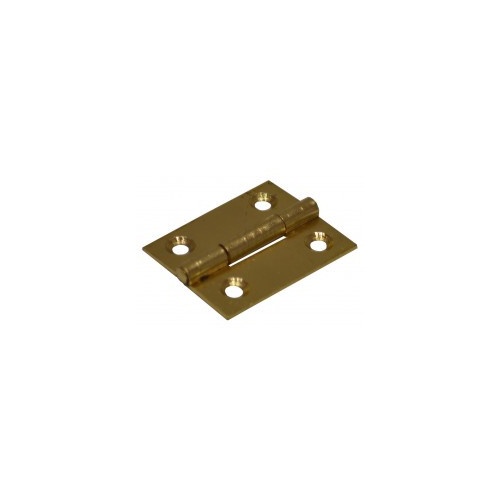 Steel Butt Hinges, Brassed, 40mm