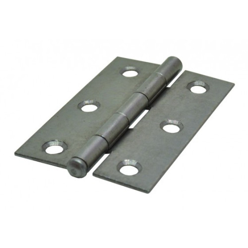 Loose Pin Steel Butt Hinges, Chrome Plated, 75mm