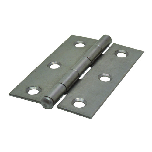 Loose Pin Steel Butt Hinges, Self Colour, 75mm