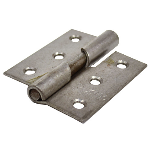 Steel Rising Butt Hinges, Right, Self Colour, 76mm