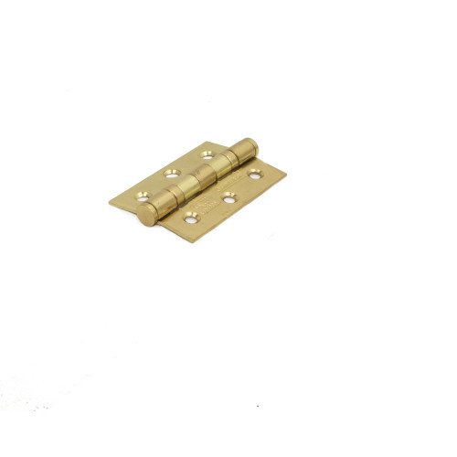 Ball Bearing Butt Hinges, Electro Brassed, 76mm x 51mm
