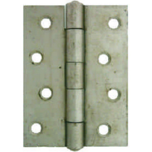 Uncranked Light Steel Butt Hinges, Self Colour, 150mm