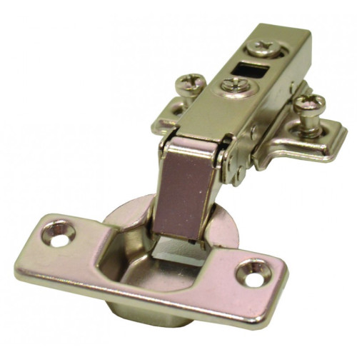 Soft Close Clip On Sprung Concealed Hinges 95Â°, Nickel Plated, 35mm