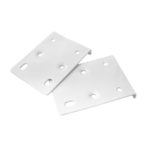 75 x 10 x 55mm White Hinge Repair Plate