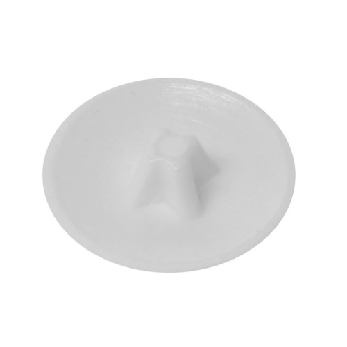 White Pozi Screw Cover Caps