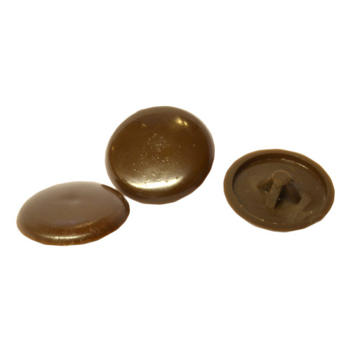 Brown Pozi Screw Cover Caps