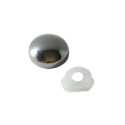 Chromed Plastic Dome Screw Cover