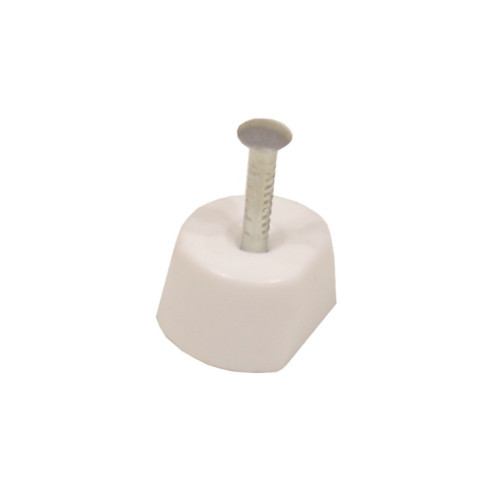15mm Diameter White Nail In Shelf Supports